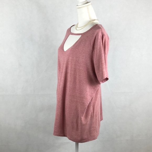 Lane Bryant Sz 18/20 Key Hole Mauve - Picture 2 of 5